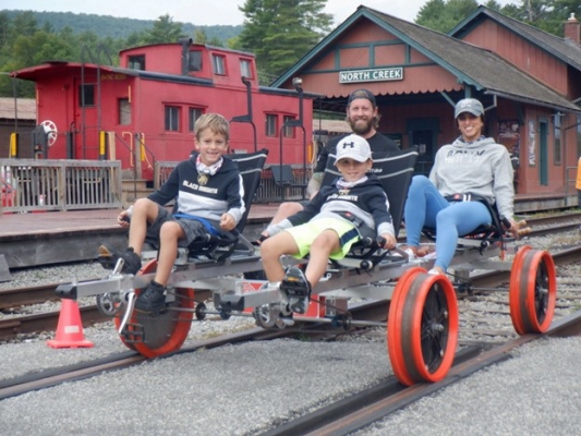 Adirondack Railbiking Adventures: A Family Fun Activity