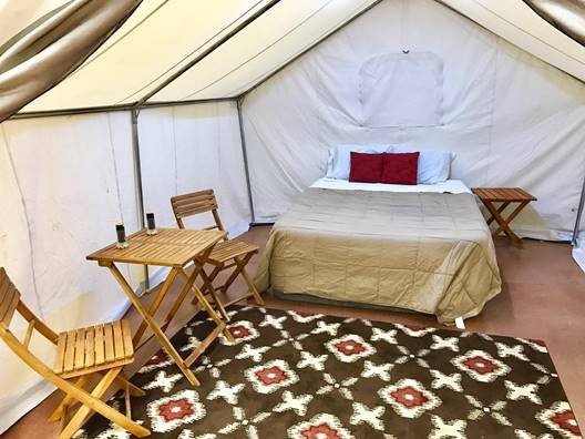 Glamping at Darien Lake